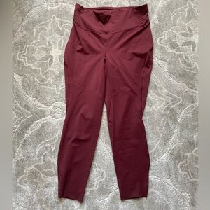 Lululemon Maroon Base Pace Leggings